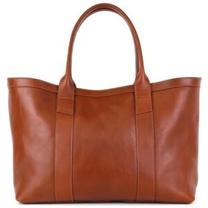 Beautiful Fall Leather Brown Tote